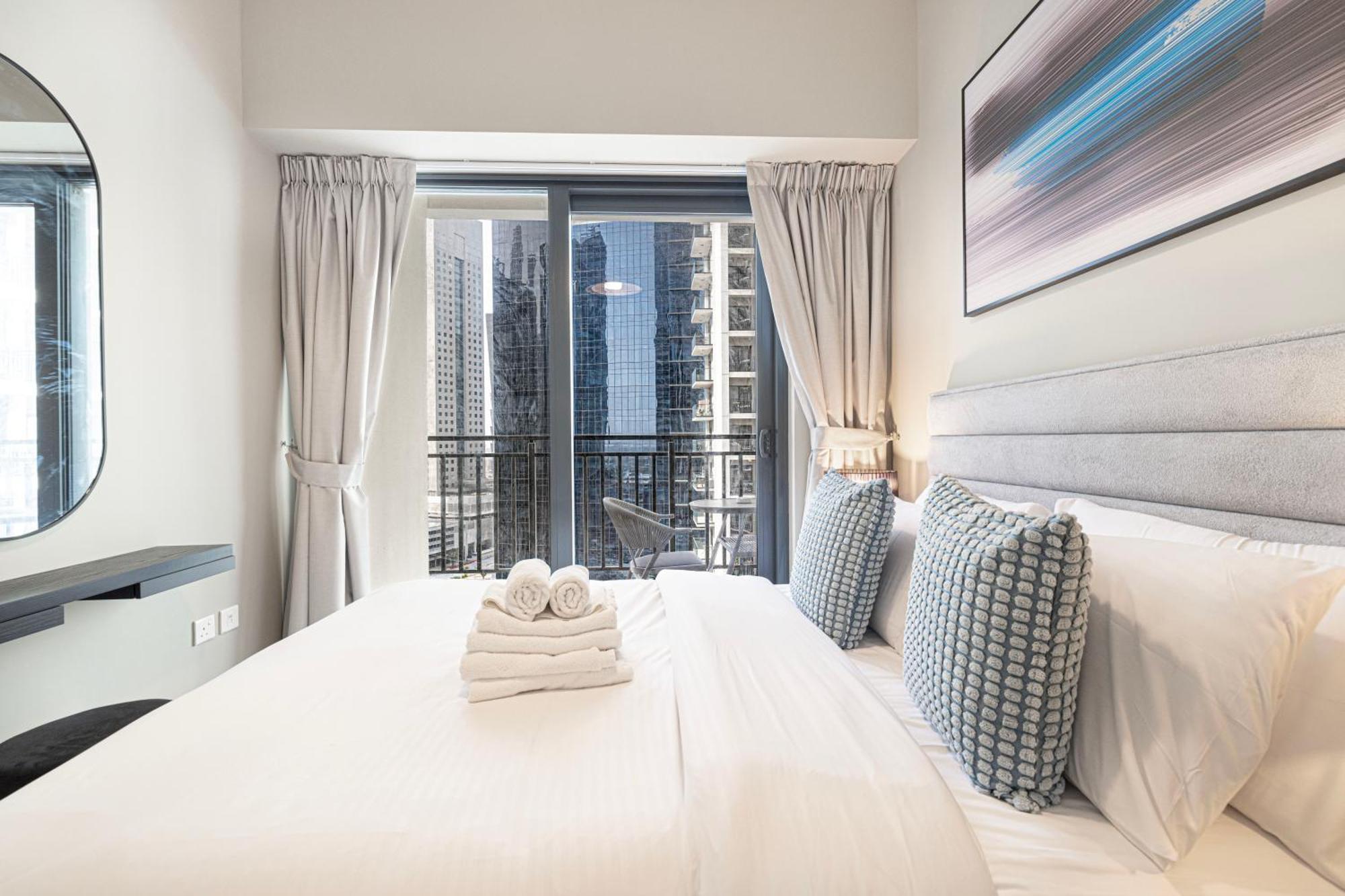 شقة Stunning 1br With View - Zada Tower, Business Bay دبي