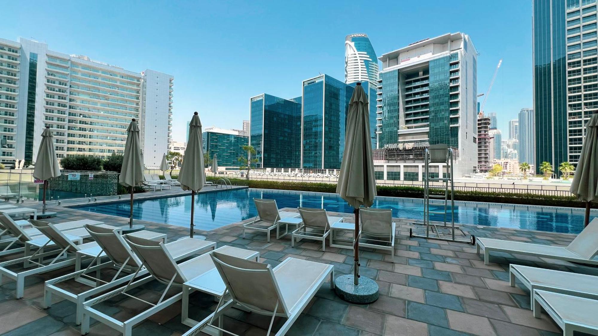 Stunning 1br With View - Zada Tower, Business Bay अपार्टमेंट *